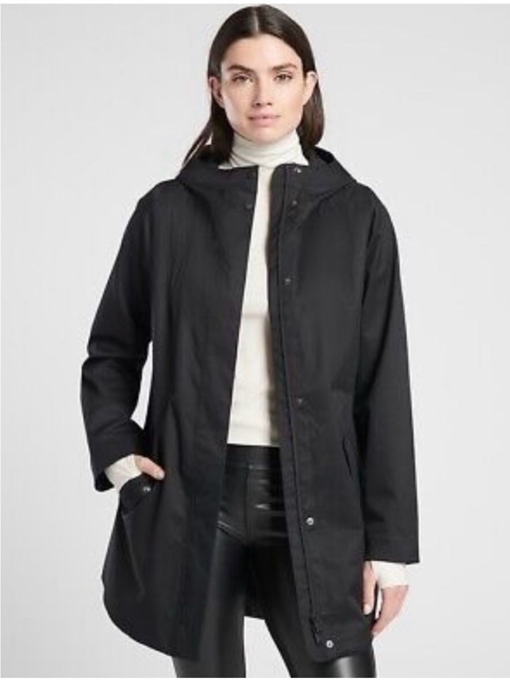 Athleta Lakeview Rainout Parka Coat medium